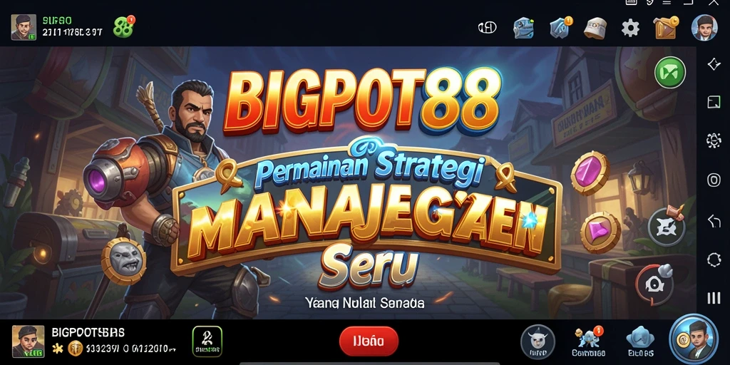 Screenshot menunjukkan aksi seru dalam permainan strategi BIGPOT88.