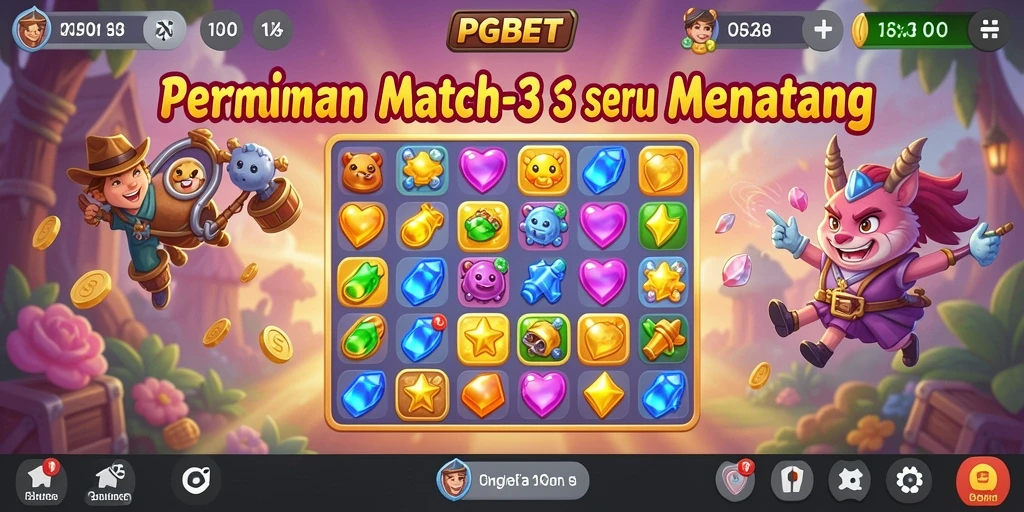 Gameplay PGBET yang mendebarkan dalam genre Match-3.