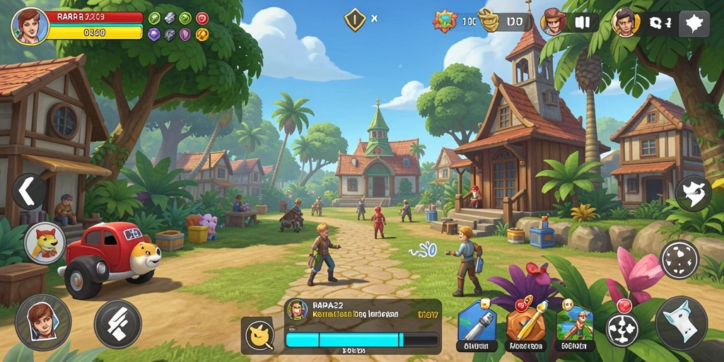 Screenshot gameplay RARA22 yang menunjukkan keseruan dan tantangan.